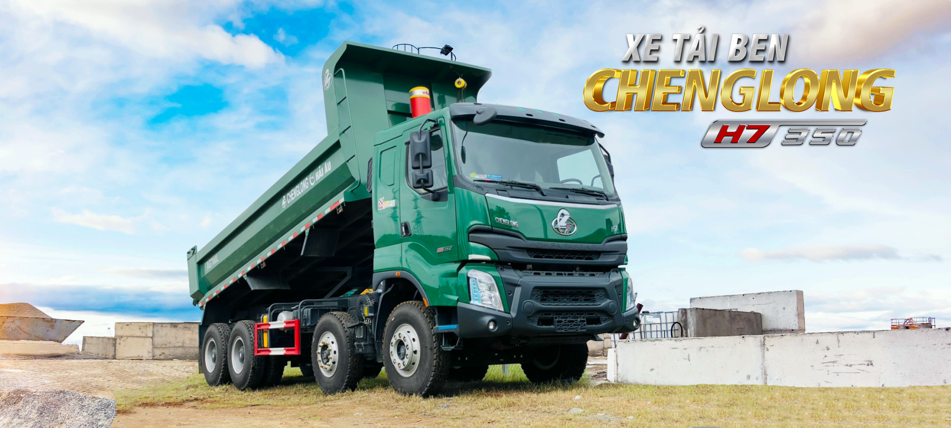 Xe tải ben Chenglong H7 385HP